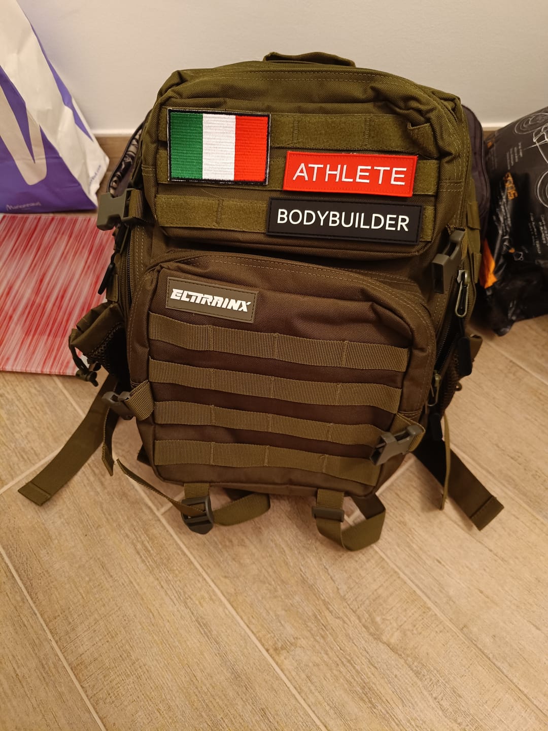 Customer photo review of Parche Banderas Paises Mundo