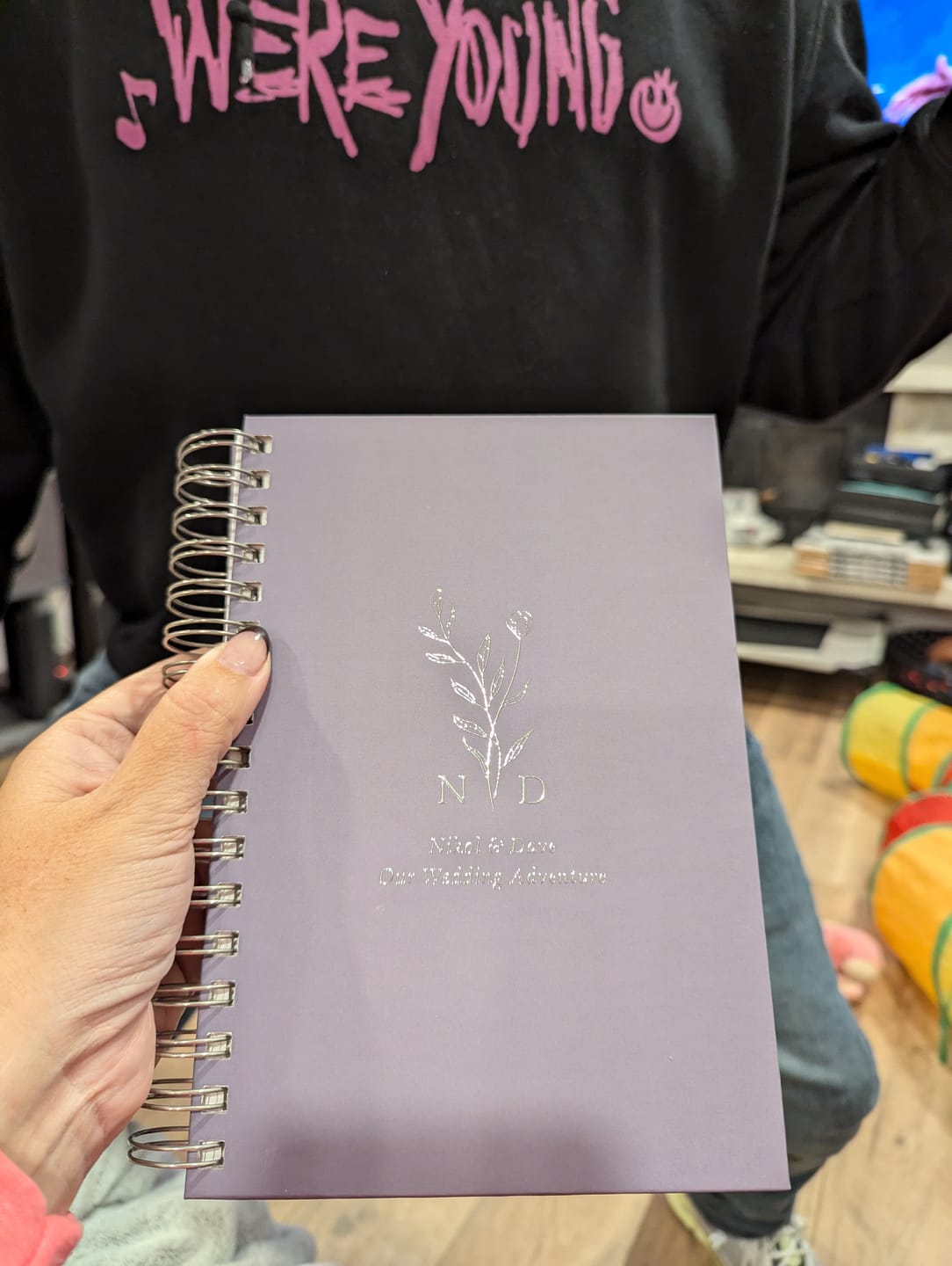 Customer photo review of Monogram Bouquet Wedding Planner