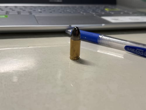 Customer photo review of Farsan 9mm Dummy Bullet (1pc) - Silver Bullet