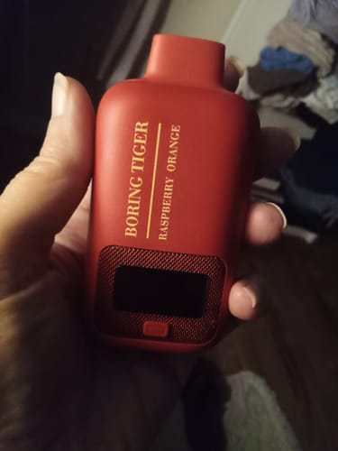 Celeste C. review of Raspberry Orange - Luffbar Boring Tiger 25000 image 1 out of 1