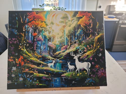 Customer photo review of Mystical Creatures In The Forest