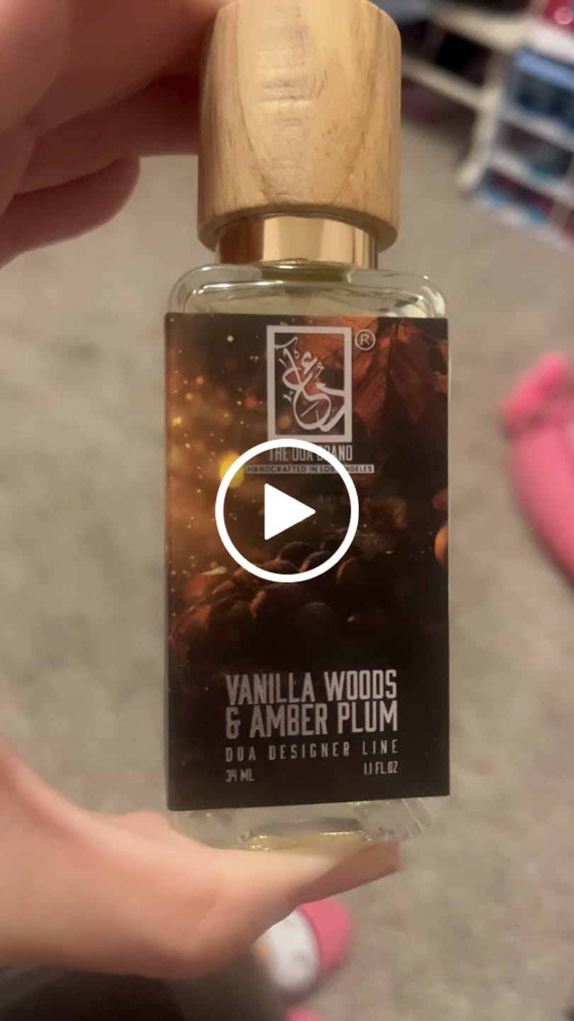 Customer video review of Vanilla Woods & Amber Plum