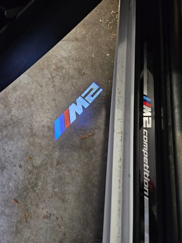 Customer photo review of BMW F SERIES DOOR LIGHTS