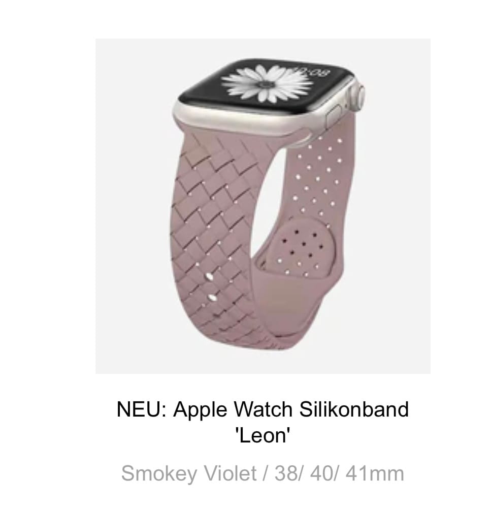 Customer photo review of NEU: Apple Watch Silikonband 'Leon'