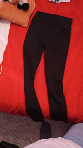 Customer photo review of Leggins leggermente felpato push-up