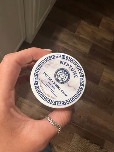 Customer photo review of Neptune Grass Fed Tallow & Honey Balm