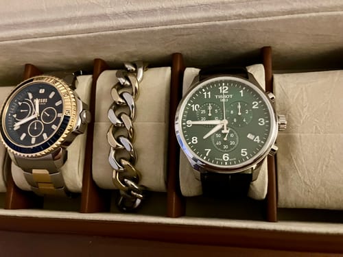 Customer photo review of Tissot XL Quartz Chronograph Men’s 45mm Watch T116.617.16.092.00