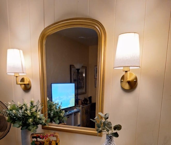 Customer photo review of Wireless Fabric Wall Light(2 Packs)