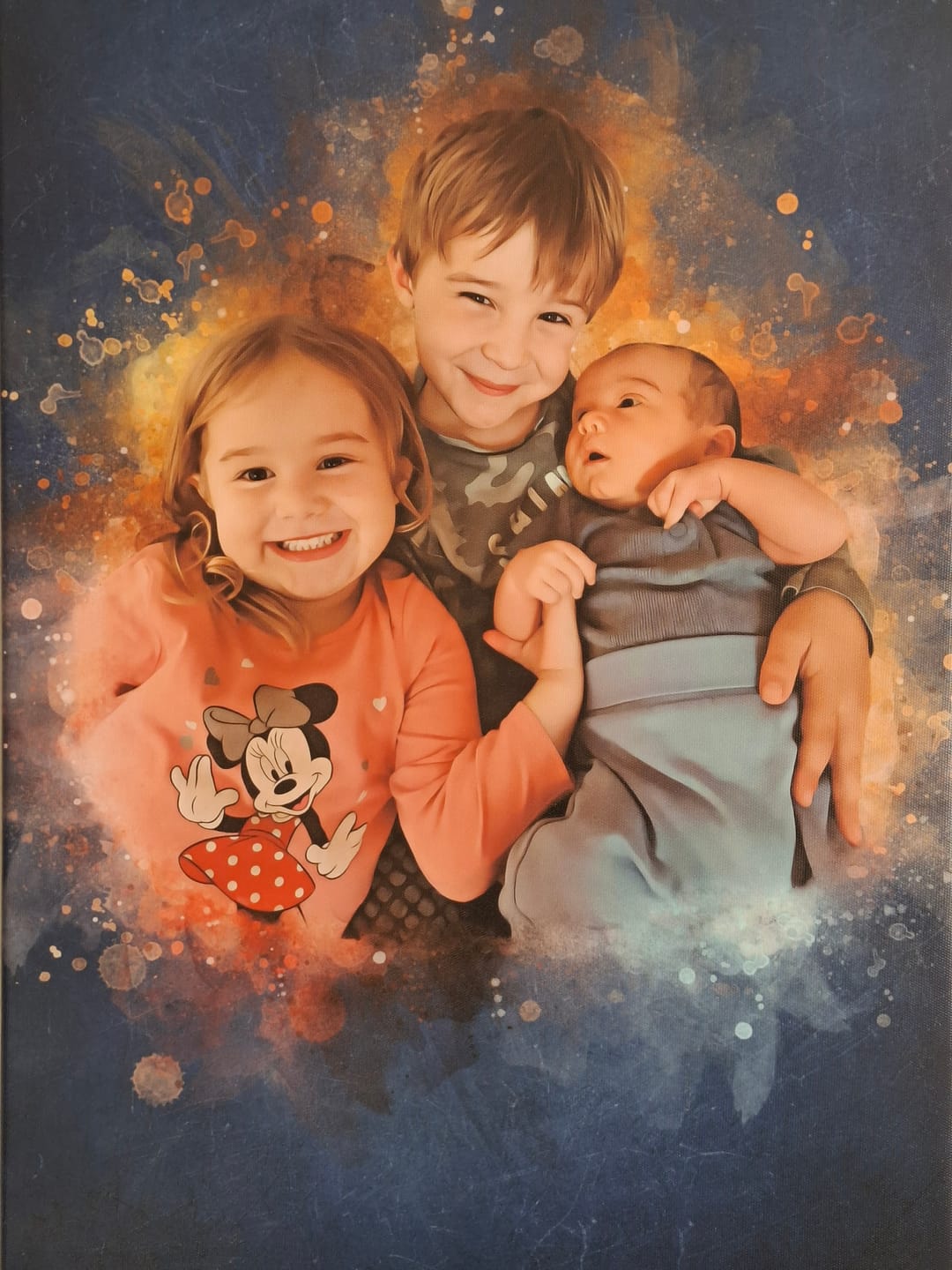 Customer photo review of Dein Hochzeitsfoto als Aquarell Poster | Geschenk zur Hochzeit