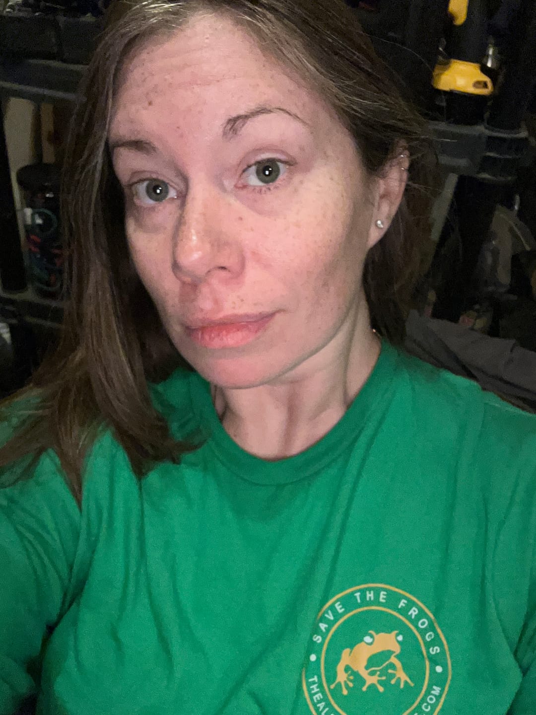 Customer photo review of Save The Frogs T-Shirt
