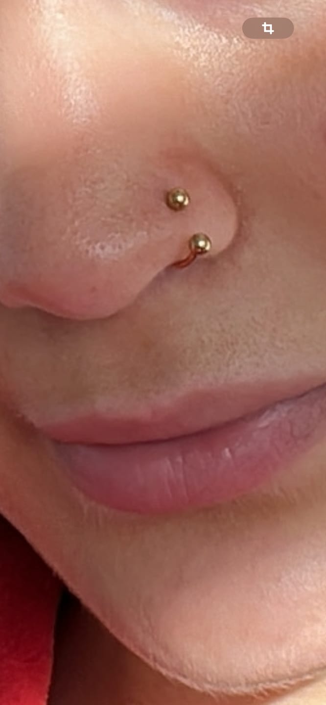 Customer photo review of Elaine Piercing | Titan
