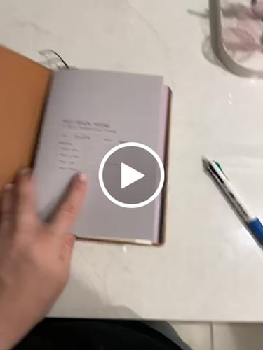 Customer video review of Planners Starter Kit-  'SEA SPRAY'
