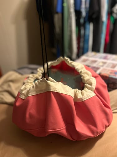 Customer photo review of Mini Toy Bag - Rose