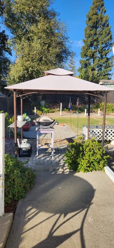 Customer photo review of MASTERCANOPY Grill Gazebo Replacement Canopy Top for Model L-GG001PST-F