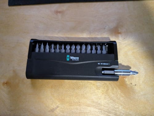 Customer photo review of Wera Bit-Check 30 Metal 1 SB, 30 Pieces