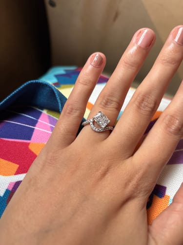 Customer photo review of SIGNATURE WAVE RING - Fine Silver