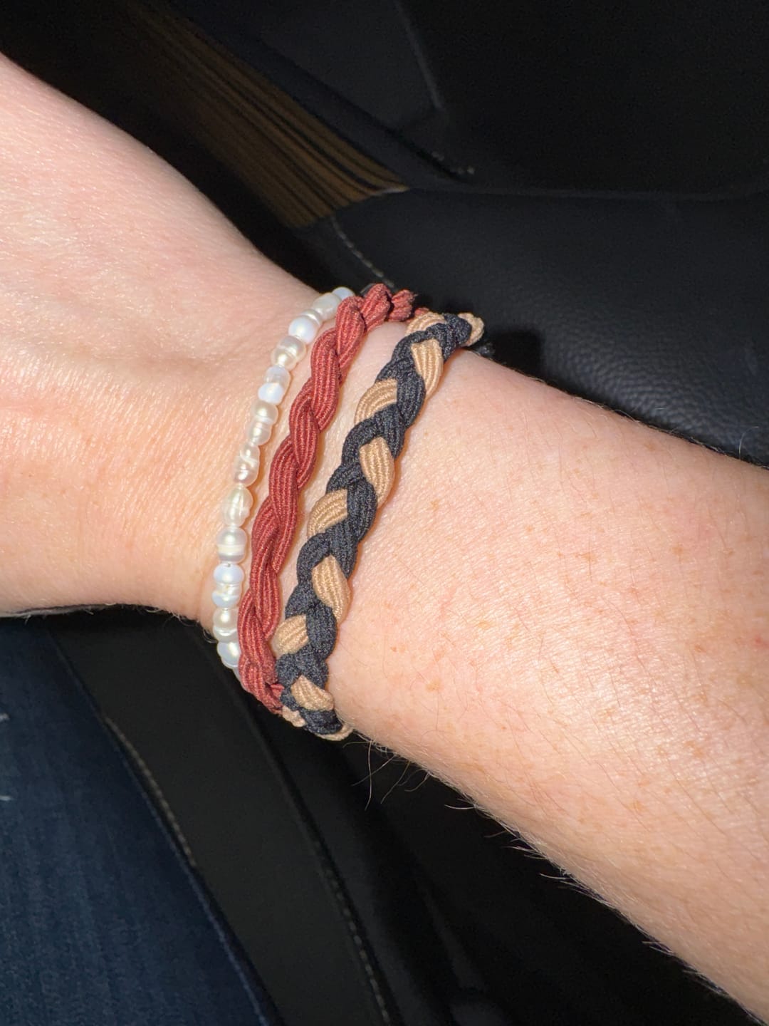 Customer photo review of Boho Hair Ties