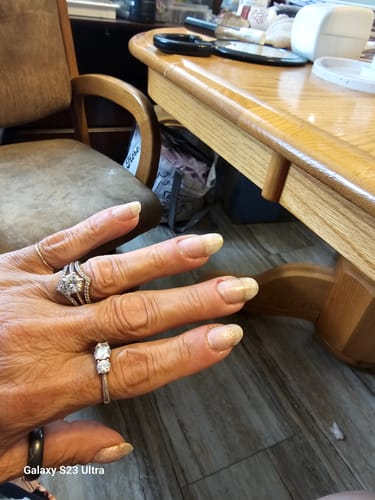 Customer photo review of Rocket Nail Fuel Nail Repair - Purple