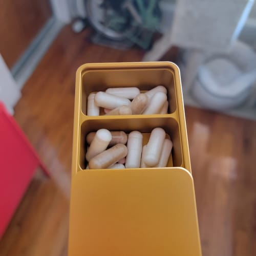 Customer photo review of Weekly Vitamin XL Case