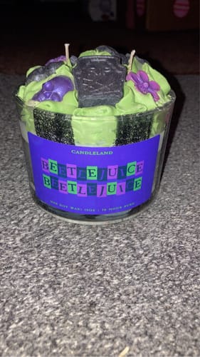 Customer photo review of Beetlejuice Beetlejuice Candle