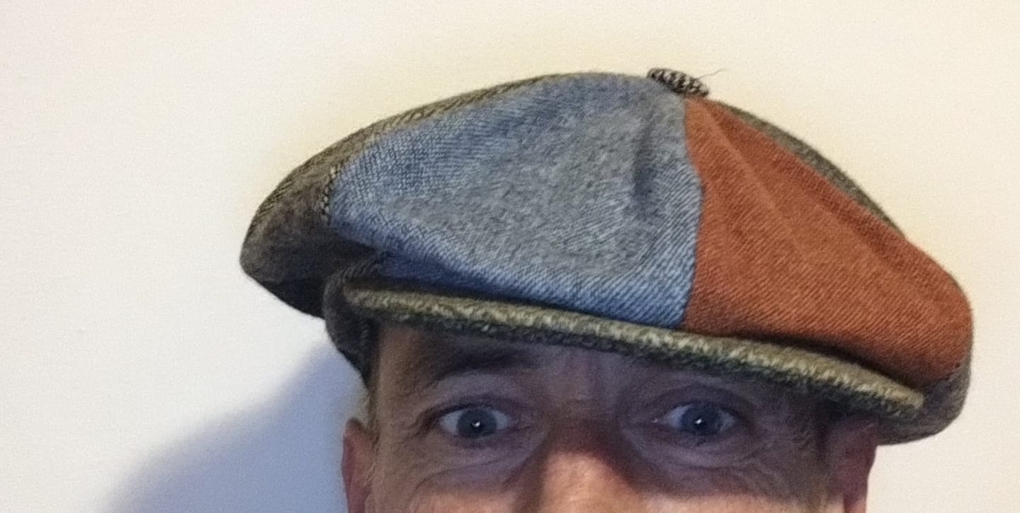 Customer photo review of Eight Piece Cap Patchwork Tweed