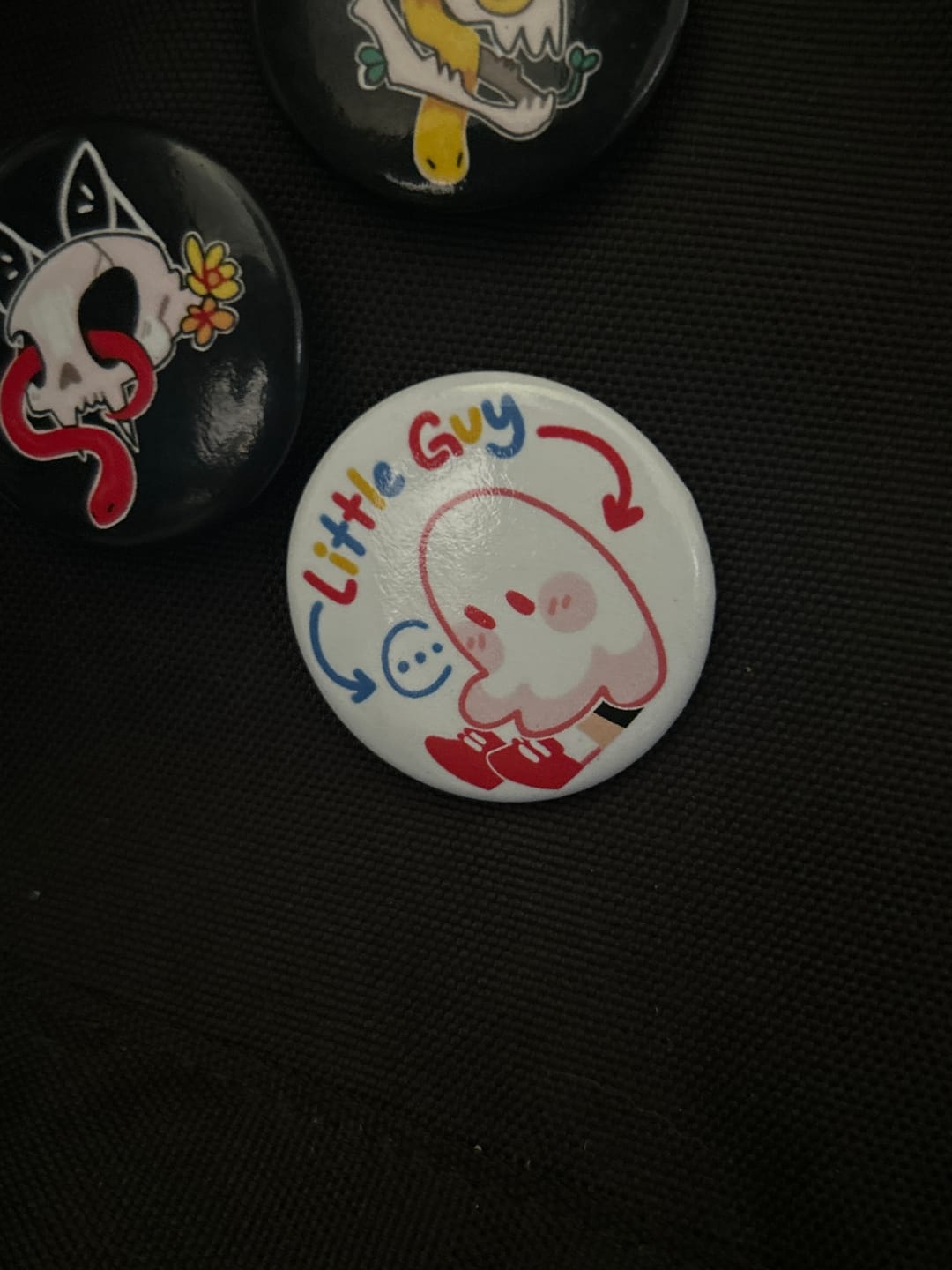 Customer photo review of Little Guy Buttons