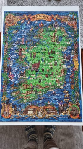 Customer photo review of Whiskey Puzzle - Ireland