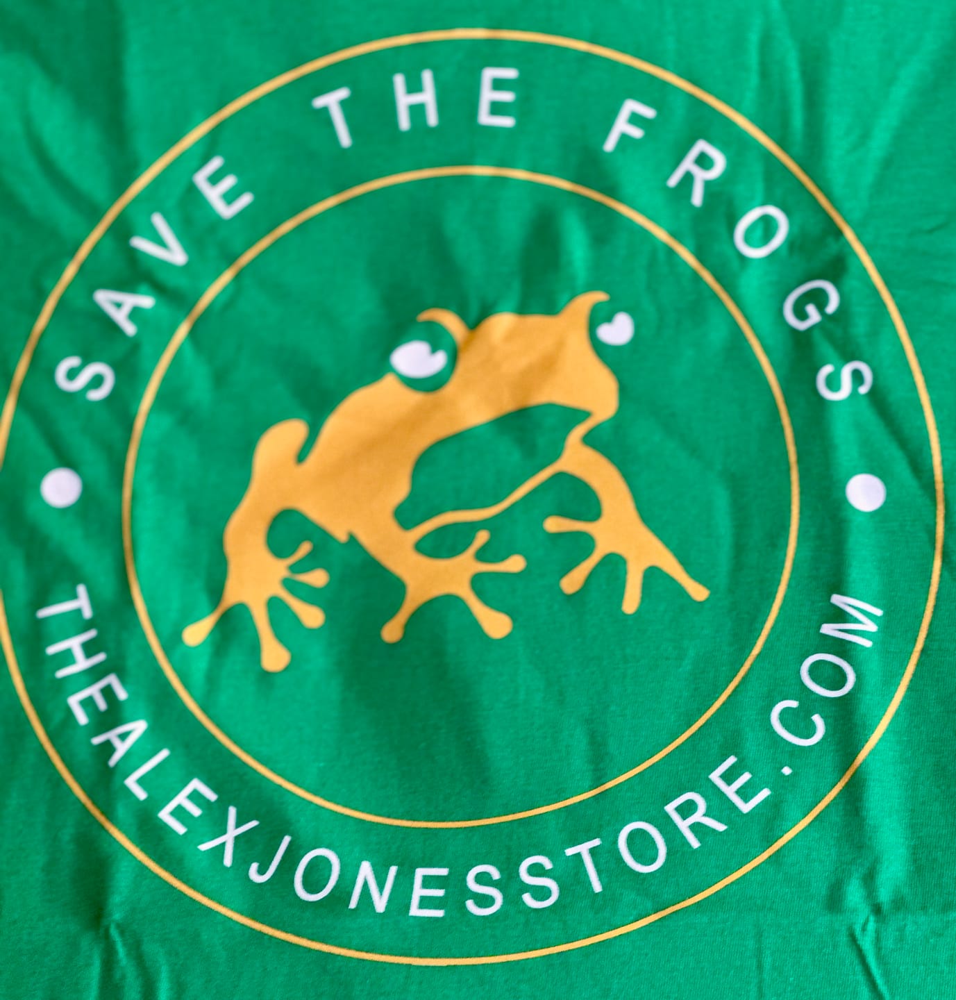 Customer photo review of Save The Frogs T-Shirt