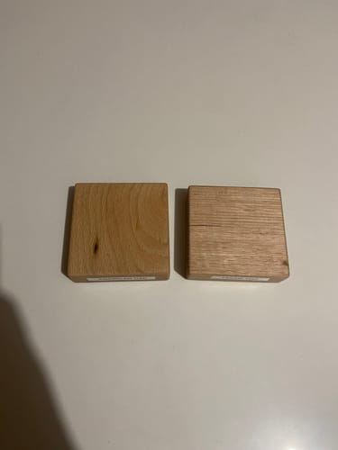 Customer photo review of Tasmanian Oak Sample