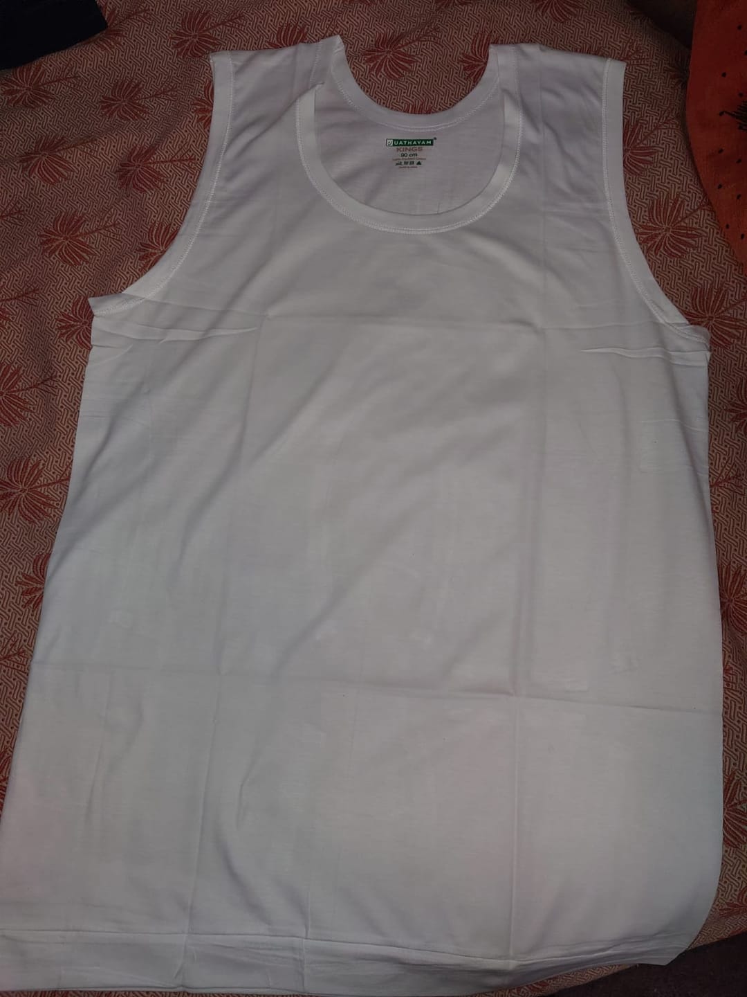 Customer photo review of Kings RNBS - 100% Cotton White Vest For Mens Combo (Pack of 3) | Uathayam