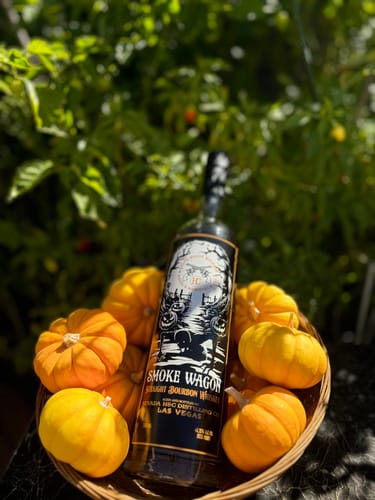 Customer photo review of Smoke Wagon | Straight Bourbon Whiskey | Halloween Edition