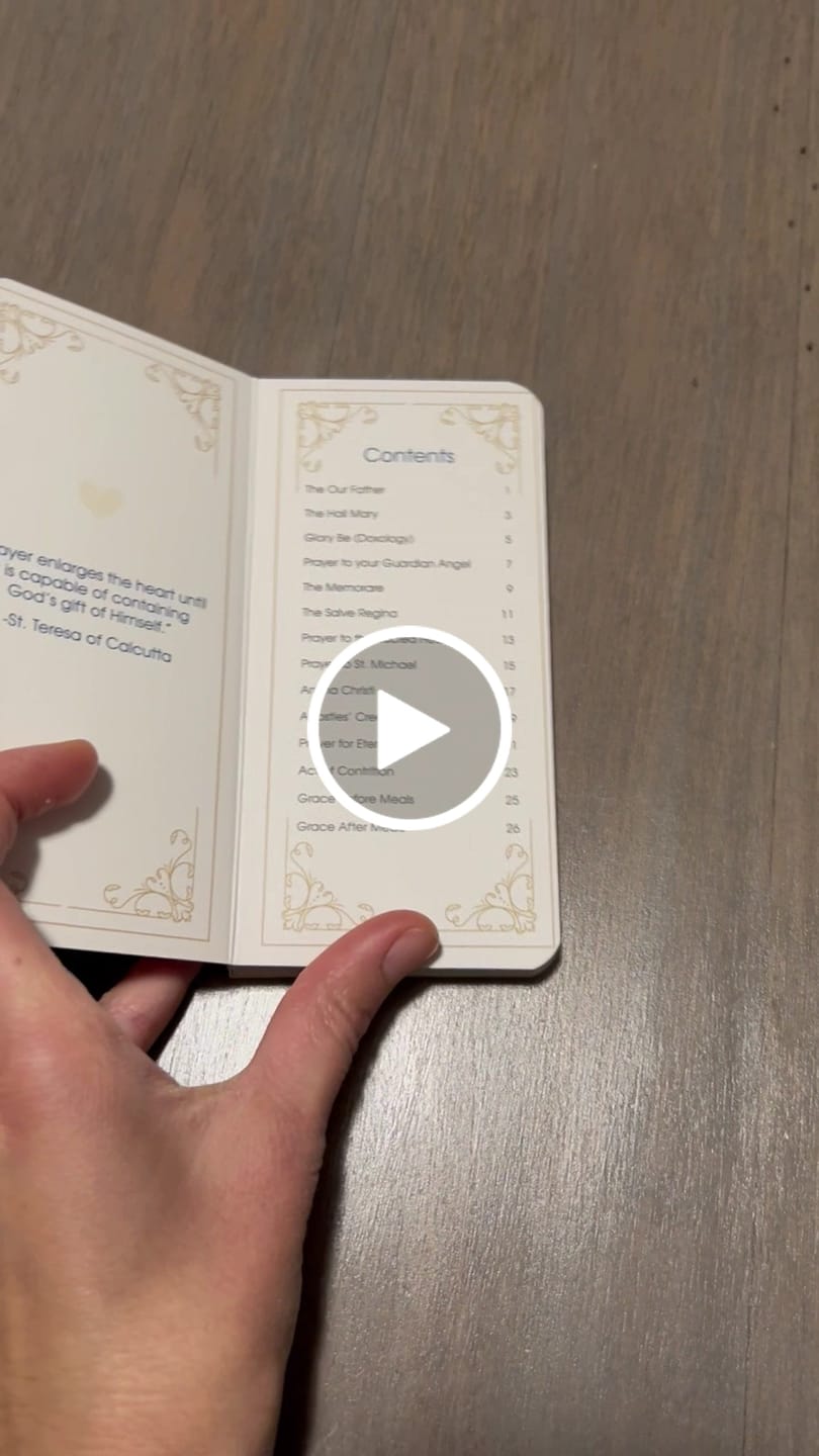 Customer video review of My Book of Catholic Prayers