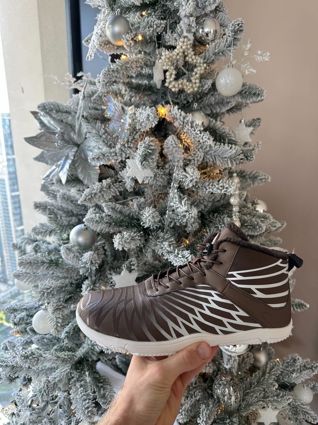 Customer photo review of Lorax Winter – Ergonomic & Supportive Winter Barefoot Shoes