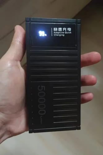 Customer photo review of TurboCharge Power Bank with Digital Display