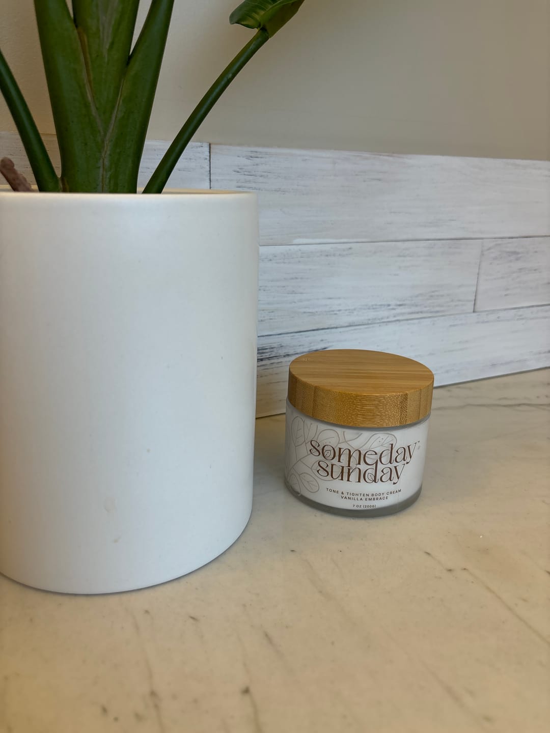 Customer photo review of Tone & Tighten Body Cream - Vanilla Embrace