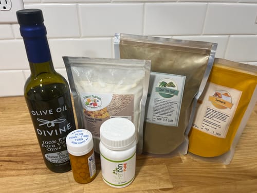 Customer photo review of Kalamon ZOI Olio Nuovo (Greek) First Cold Pressed Extra Virgin Olive Oil - Winter 2023 Crop - ULTRA Polyphenol Rich: 1799
