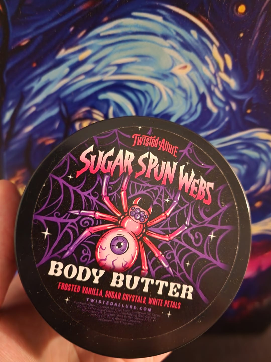 Customer photo review of Sugar Spun Webs Body Butter