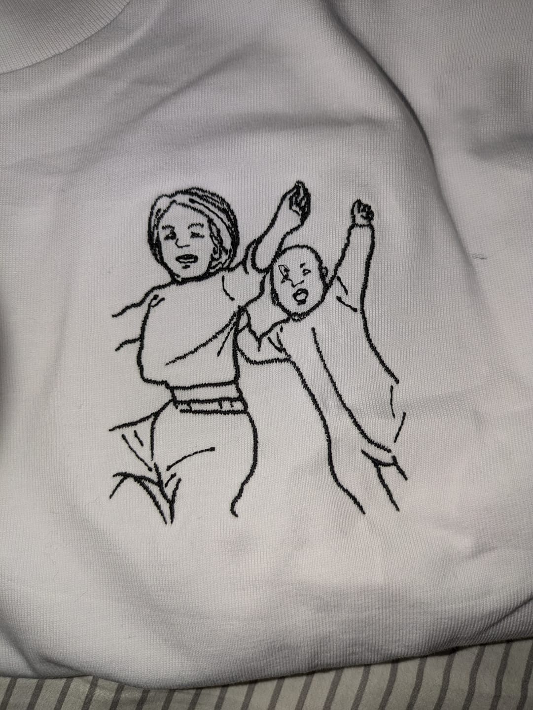 Customer photo review of CUSTOM WOMEN'S T-SHIRT