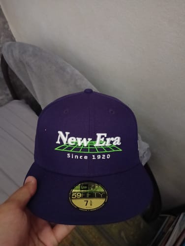 Customer photo review of 59FIFTY New Era Grid Logo Purple Fitted