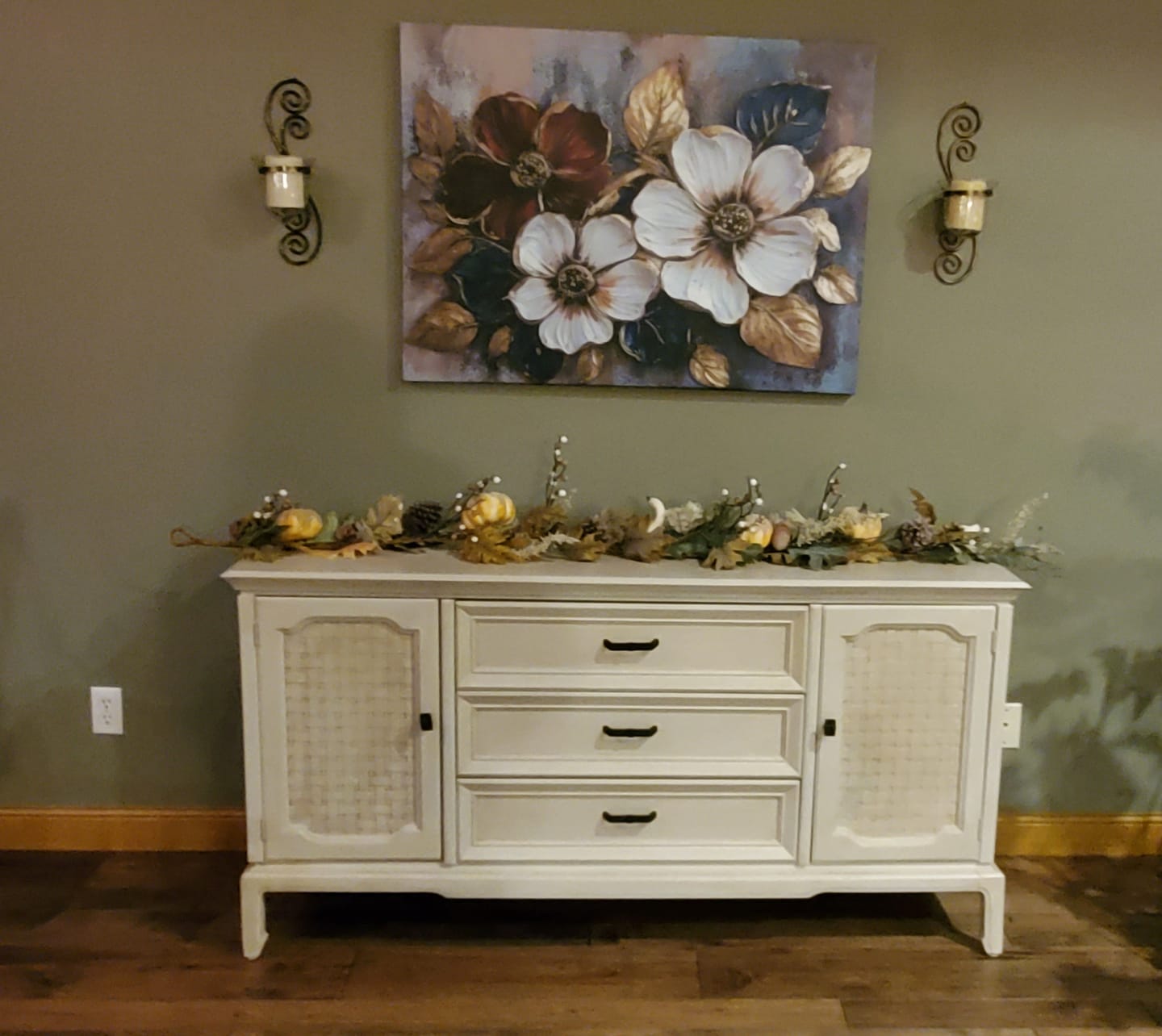 Customer photo review of Nature Wall Art: Floral Symphony V4