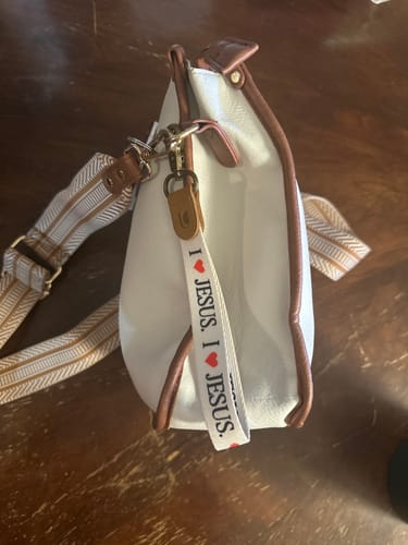 Customer photo review of I (Heart) Jesus Lanyard