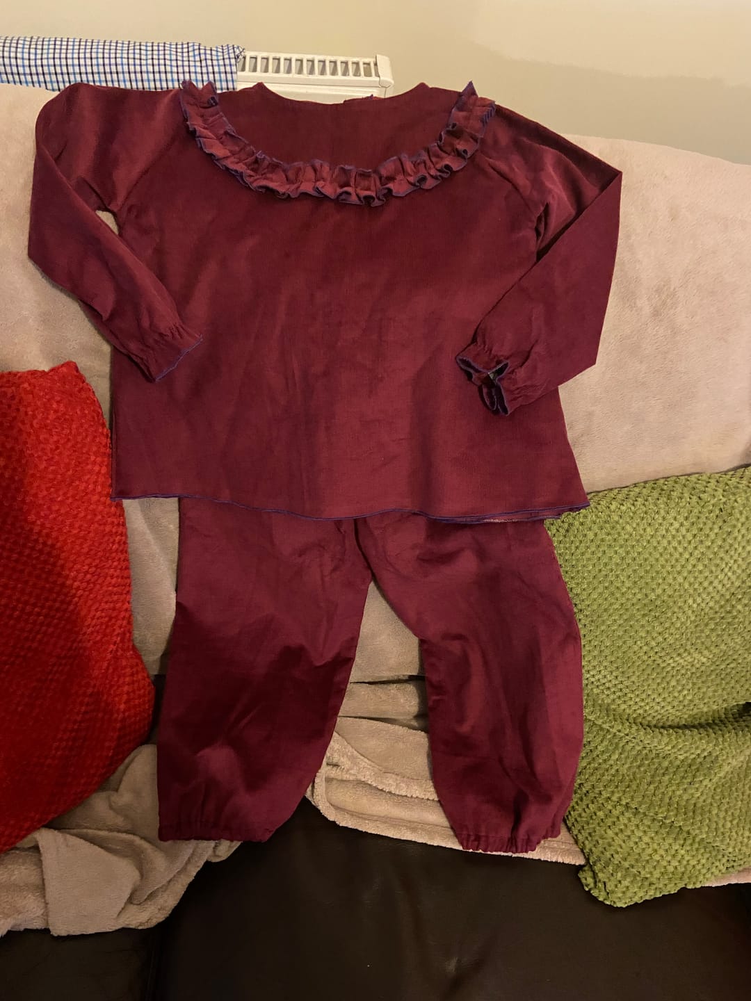 Customer photo review of Plain Needlecord Fabric