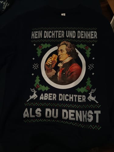 Customer photo review of Special: Überraschungs Christmas Sweater