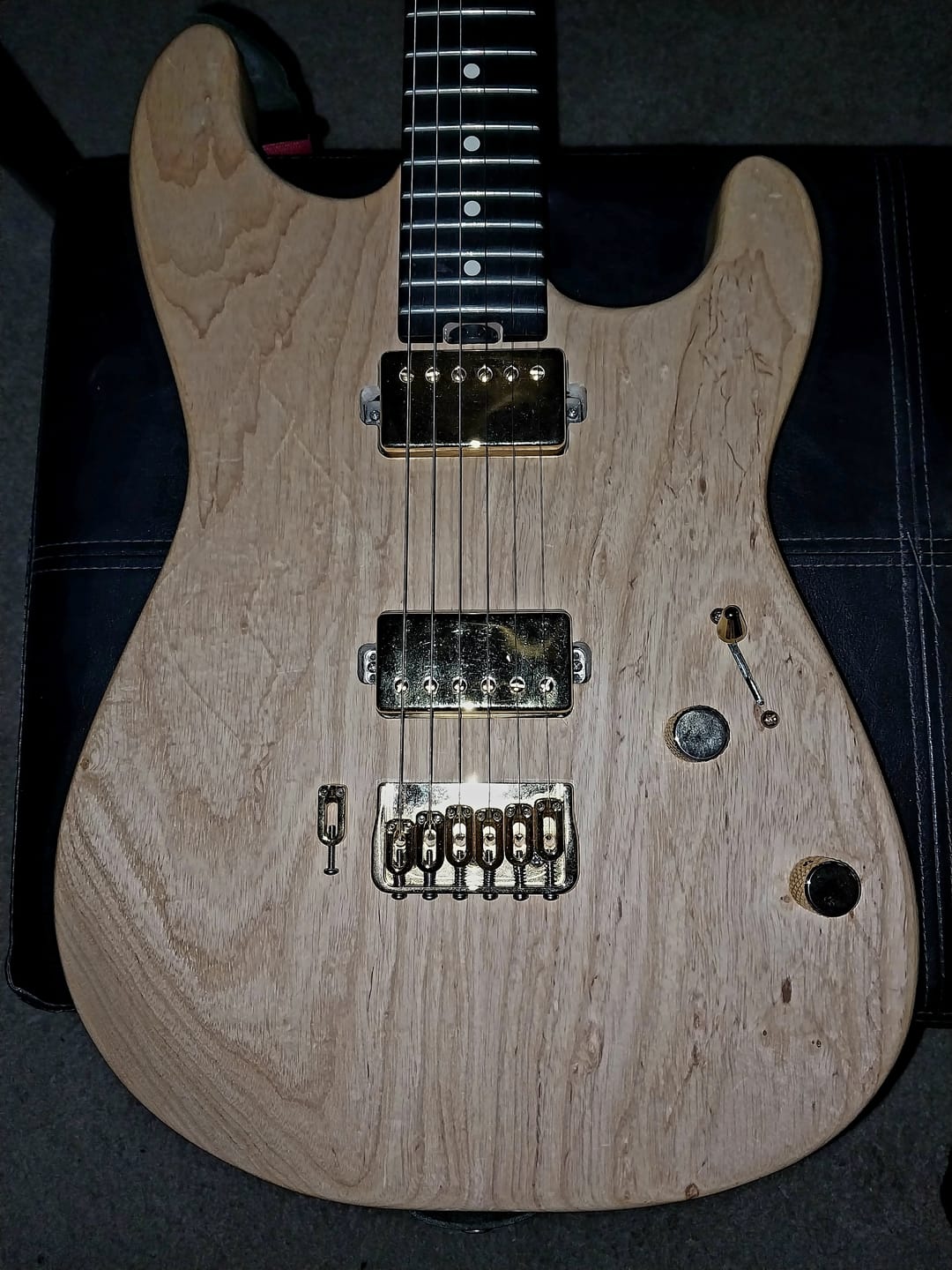 Customer photo review of Modern Stainless Steel Guitar Saddle (Sold Individually)