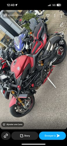 Customer photo review of HOUSSE DE SELLE COMPATIBLE MV AGUSTA BRUTALE 1000 RR (20-22) MODÈLE MEILAN VELVE