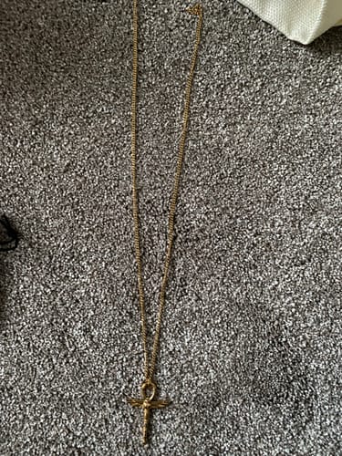 Customer photo review of Curb Chain Gold | 2mm