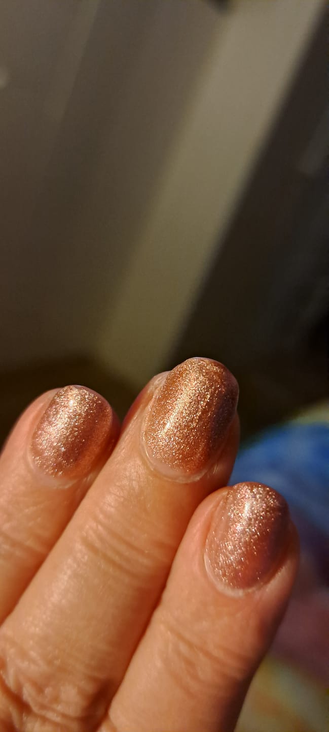 Customer photo review of 3in1 UV Gellack - 90373 - glimmer rose gold