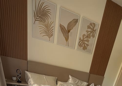 Customer photo review of Gilded Fronds Wall Art