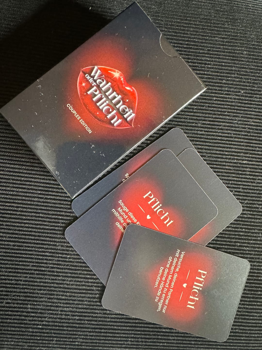 Customer photo review of (NEU) Wahrheit oder Pflicht Spielkarten - Sex Edition