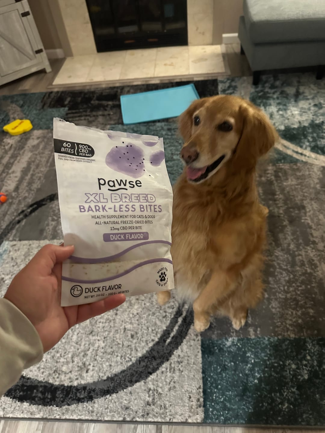 Customer photo review of Bark-Less Bites - XL Breed